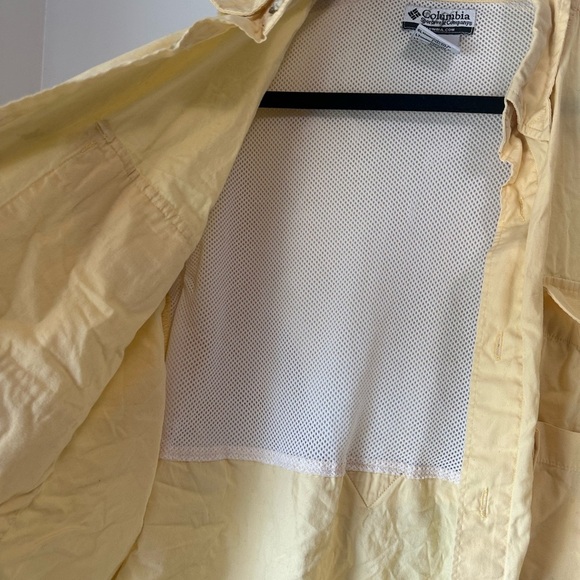 Columbia Men's Light Yellow Shirt Jacket - Picture 5 of 9